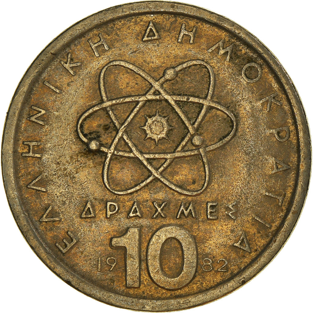 Münze, Griechenland, 10 Drachmes, 1982