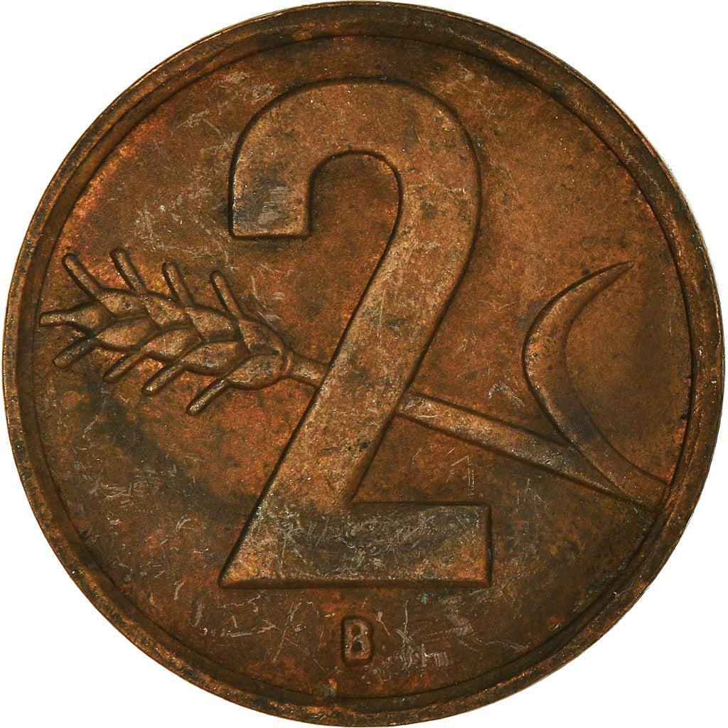Monnaie, Suisse, 2 Rappen, 1951