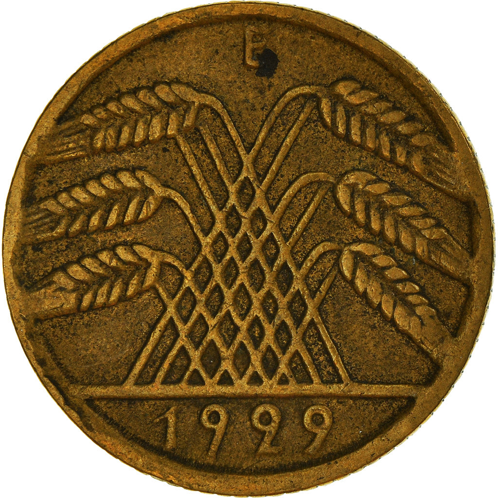 Münze, Deutschland, Weimarer Republik, 10 Reichspfennig, 1929