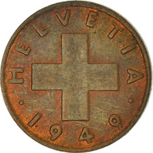 Moneta, Svizzera, Rappen, 1949