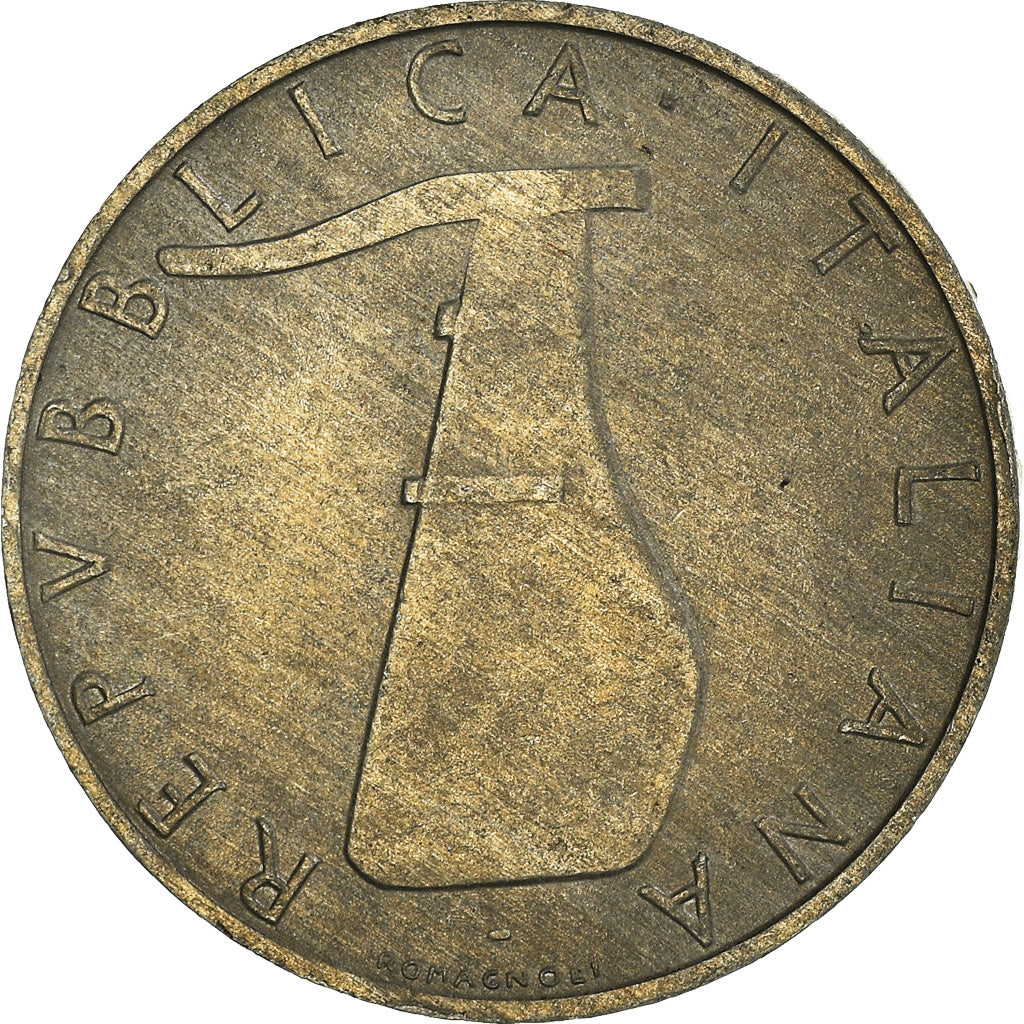 Moneda, Italia, 5 Lire, 1982