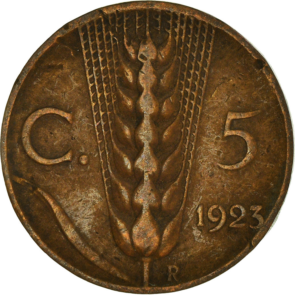 Moneta, Italia, 5 Centesimi, 1923