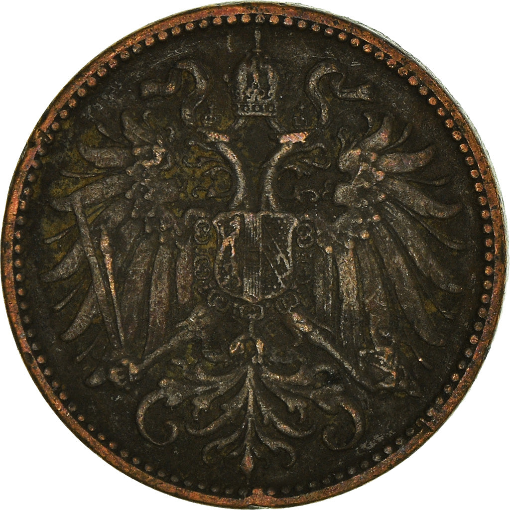 Coin, Austria, 2 Heller, 1907
