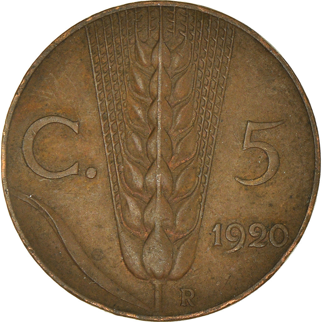 Moneta, Italia, 5 Centesimi, 1920