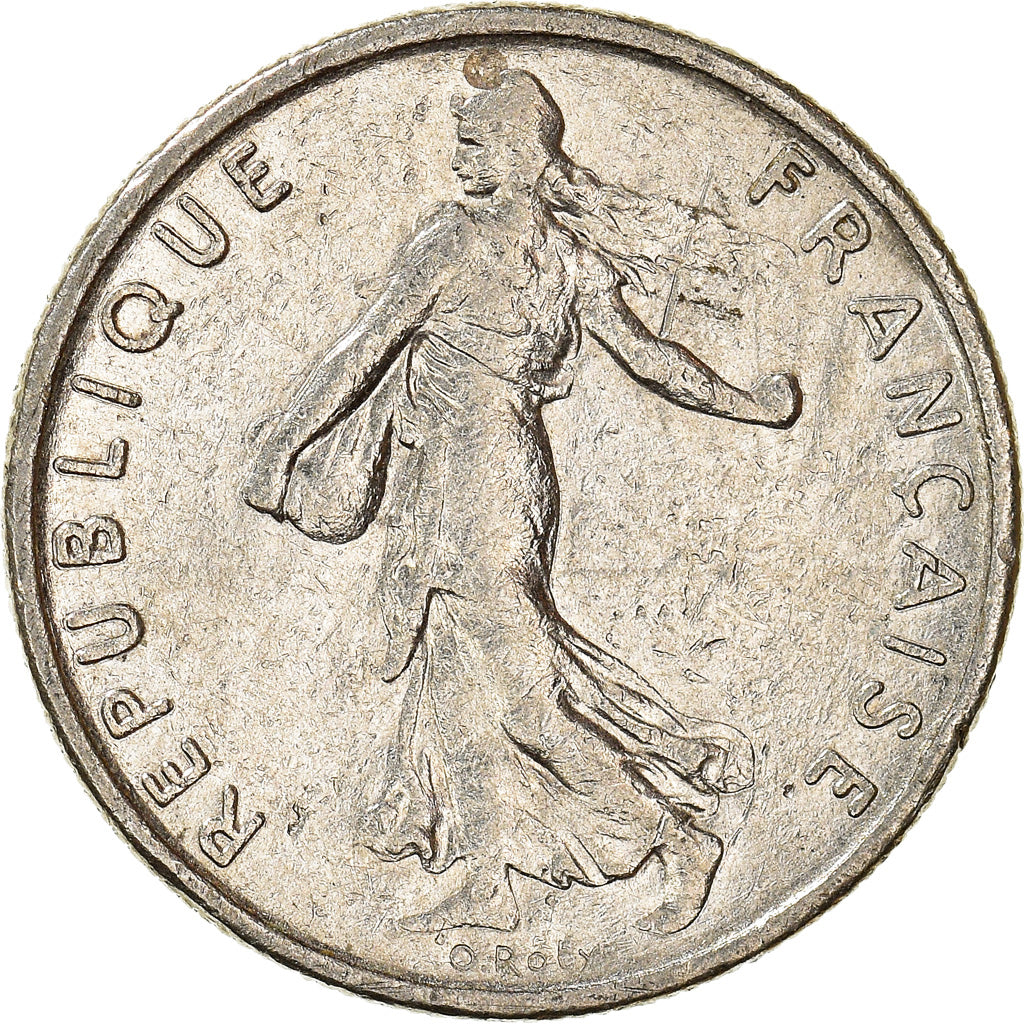 Monnaie, France, 1/2 Franc, 1966