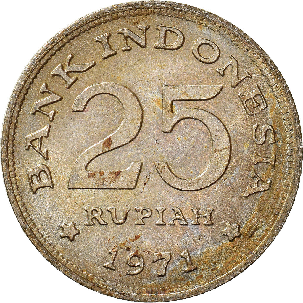 Moneta, Indonesia, 25 Rupiah, 1971