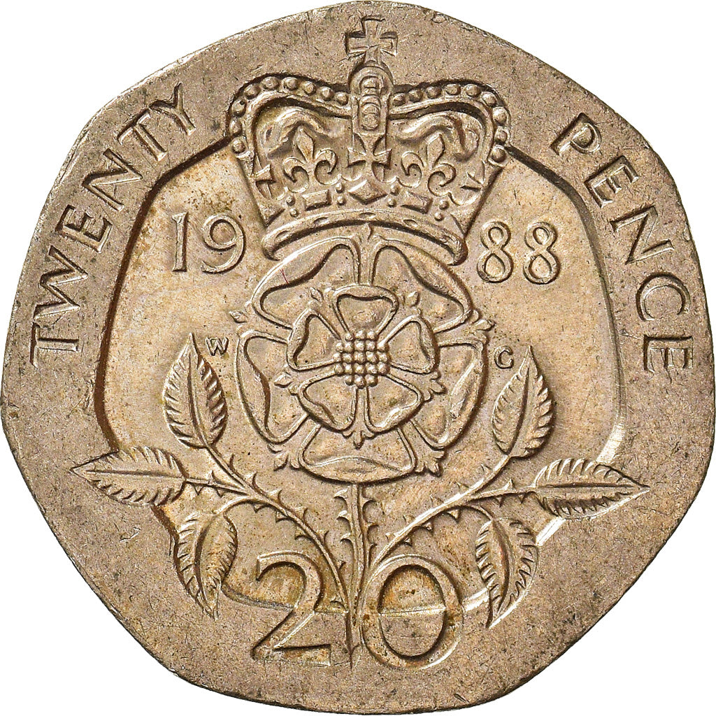 Moneta, Gran Bretagna, 20 Pence, 1988