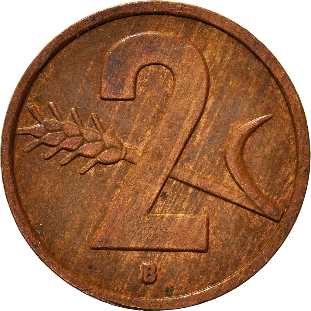 Moneta, Svizzera, 2 Rappen, 1954