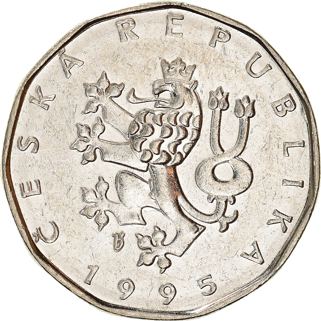 Moneta, Czechy, 2 Koruny, 1995