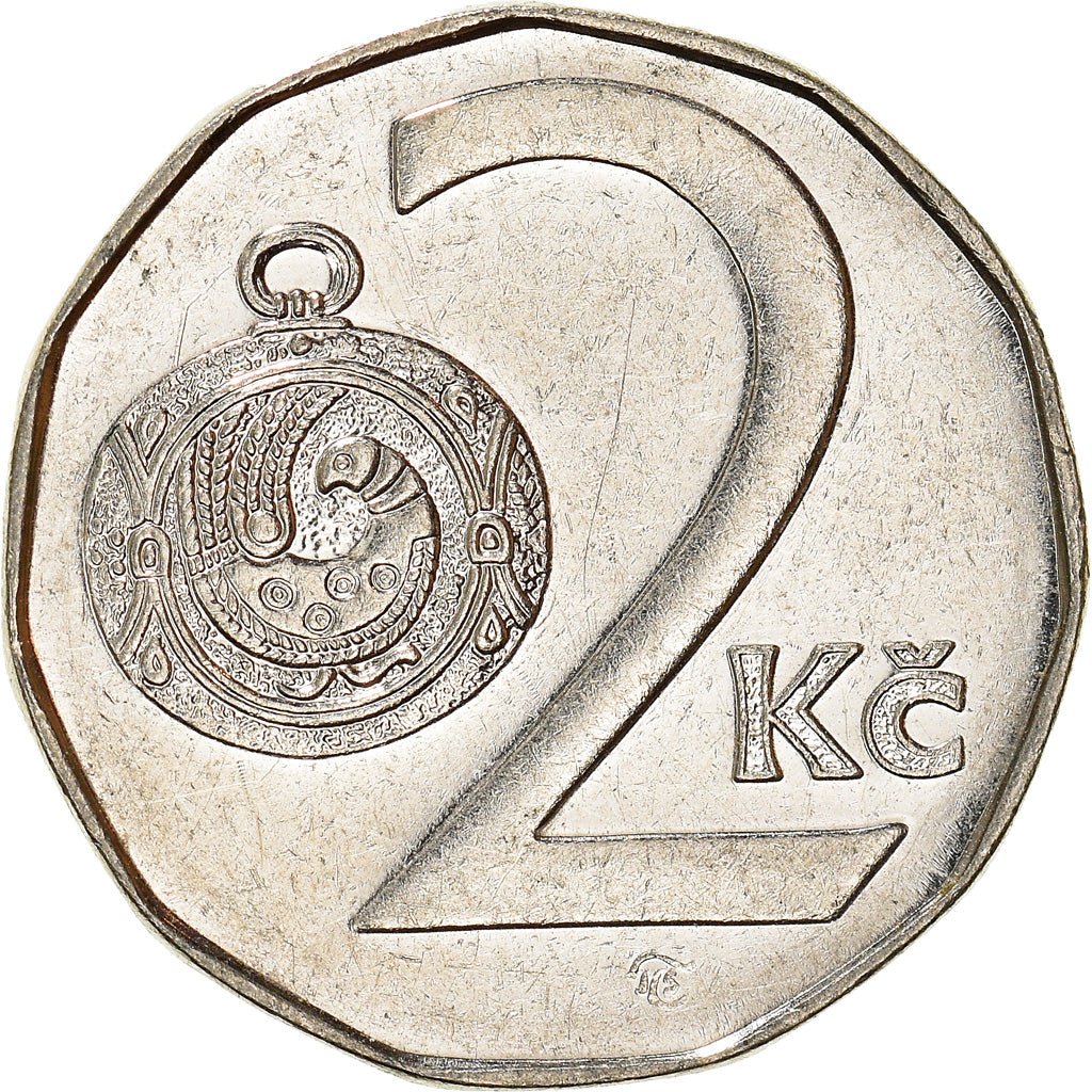 Moneta, Czechy, 2 Koruny, 1995