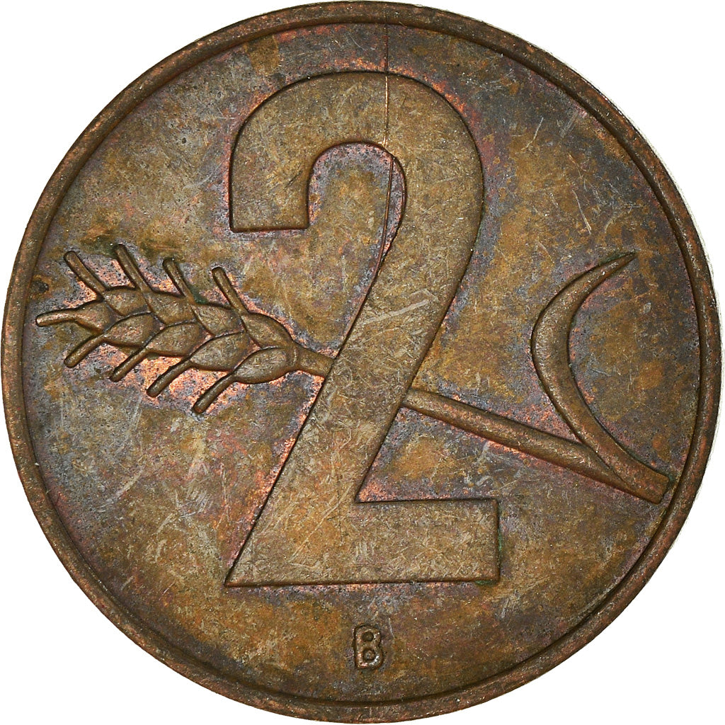 Monnaie, Suisse, 2 Rappen, 1963