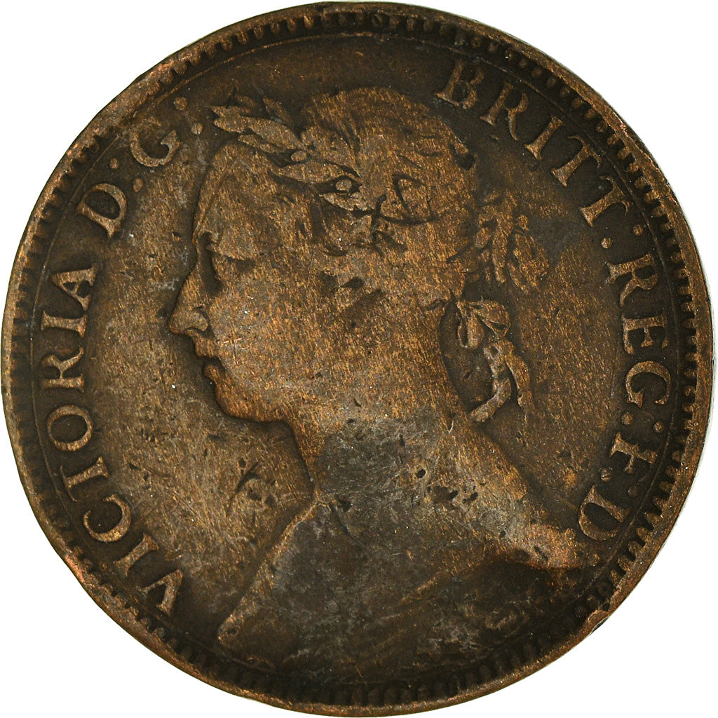Coin, Great Britain, Farthing, 1885