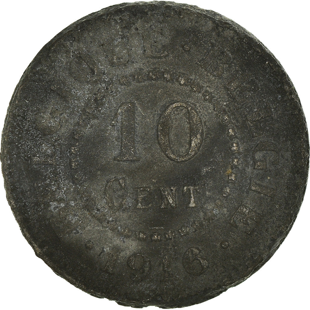 Monnaie, Belgique, 10 Centimes, 1916