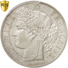 Monnaie, France, Cérès, Franc, 1849, Paris, PCGS, MS62, SUP+, Argent