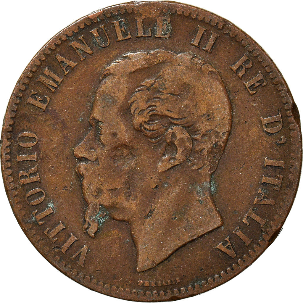 Monnaie, Italie, 10 Centesimi, 1863