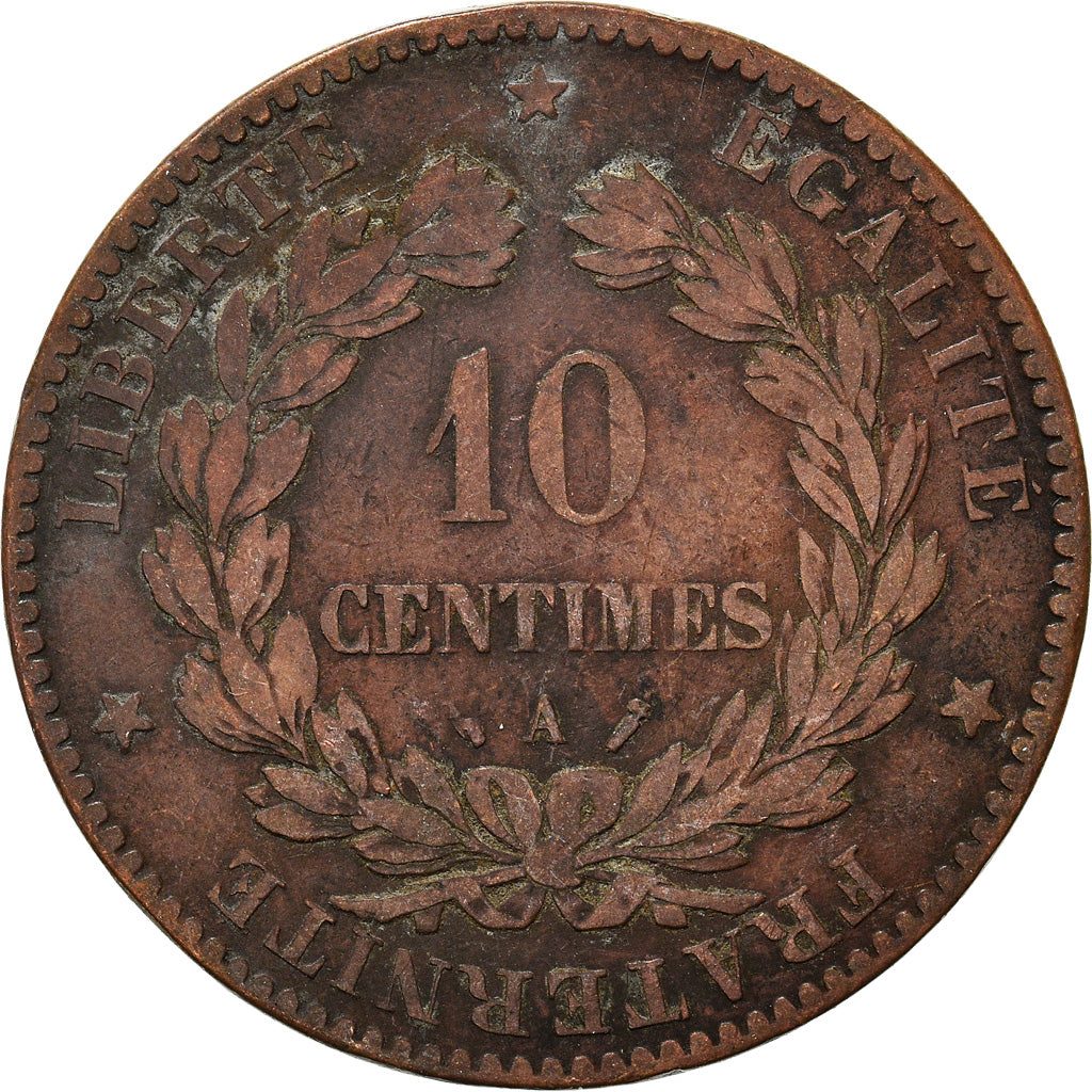 Münze, Frankreich, 10 Centimes, 1889