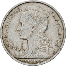 Moeda, Madagáscar, 5 Francs, 1953