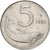 Moeda, Itália, 5 Lire, 1981