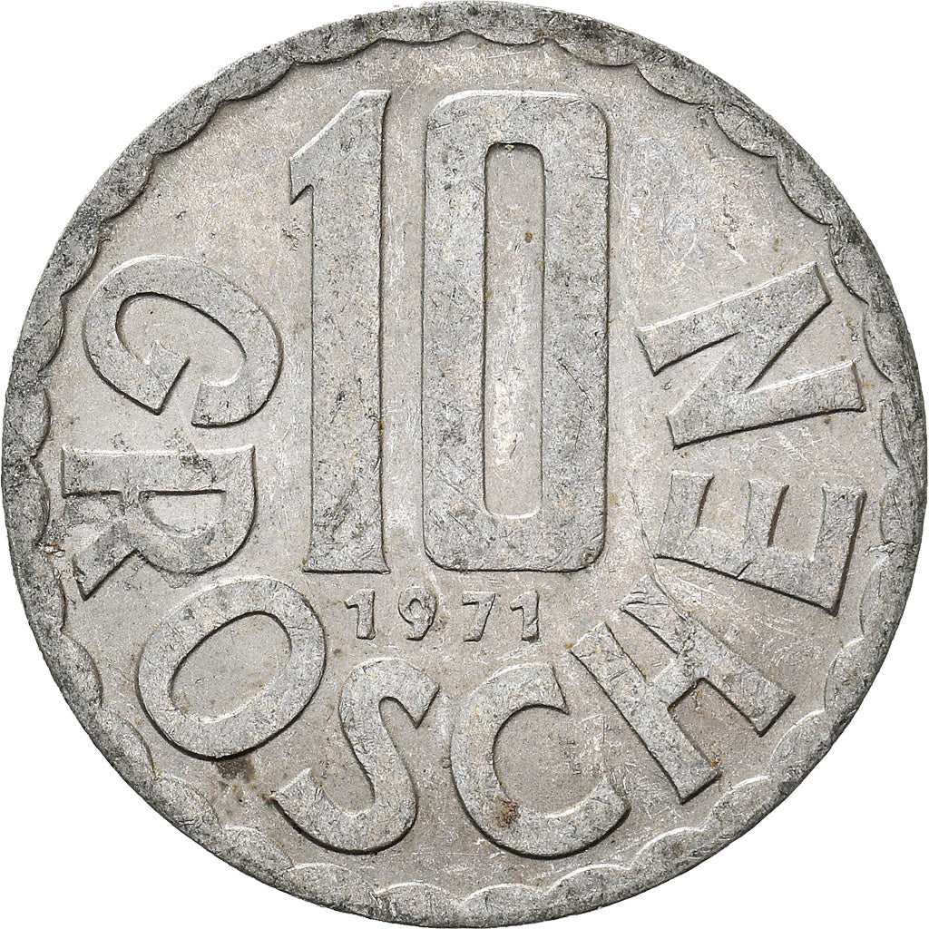 Moneta, Austria, 10 Groschen, 1971