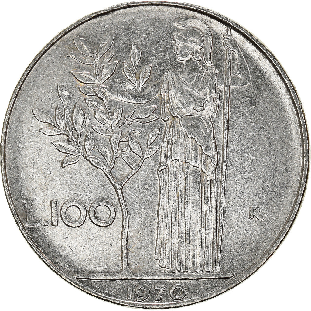 Coin, Italy, 100 Lire, 1970