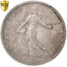 France, Semeuse, Franc, 1913, Paris, PCGS, MS64, Silver, KM:844.1