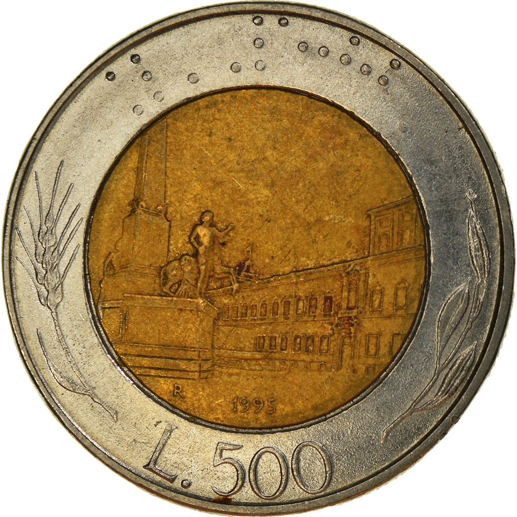 Moneda, Italia, 500 Lire, 1995