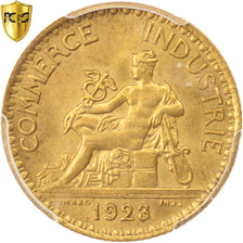 Coin, France, Chambre de commerce, Franc, 1923, Paris, PCGS, MS65, MS(65-70)