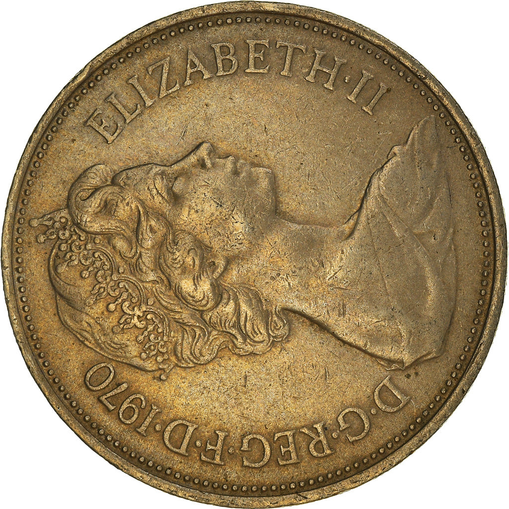 Coin, Great Britain, 10 New Pence, 1970