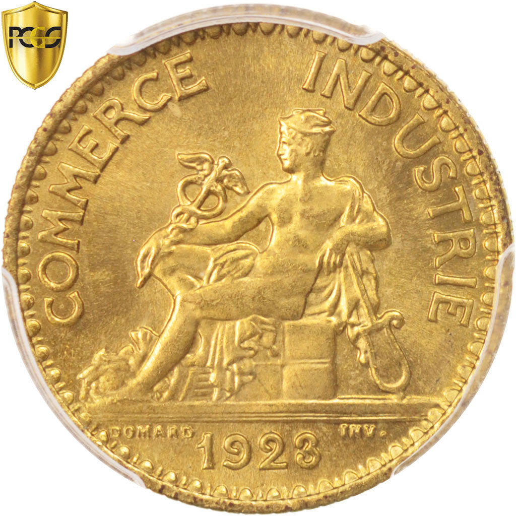 France, Chambre de commerce, Franc, 1923, Paris, PCGS, MS65, KM:876