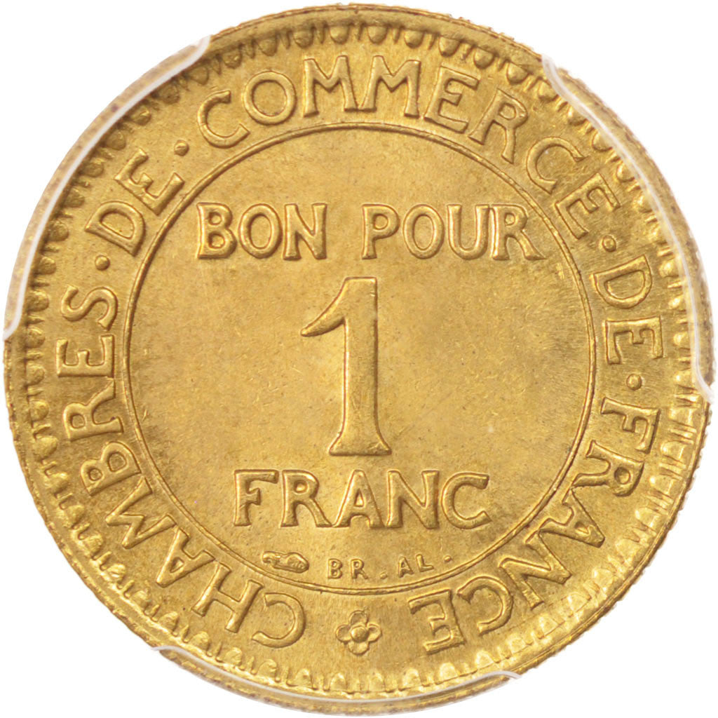 France, Chambre de commerce, Franc, 1923, Paris, PCGS, MS65, KM:876