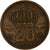 Coin, Belgium, 20 Centimes, 1959