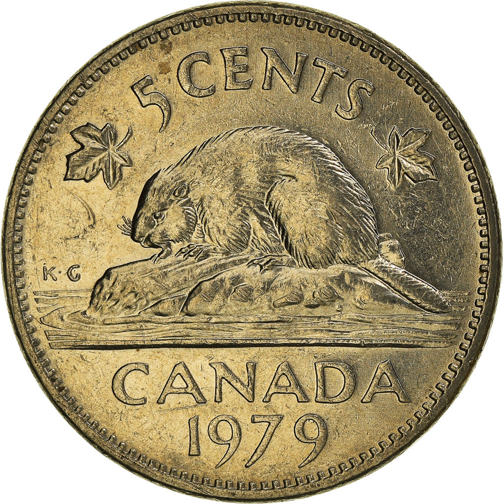Moneta, Canada, 5 Cents, 1979