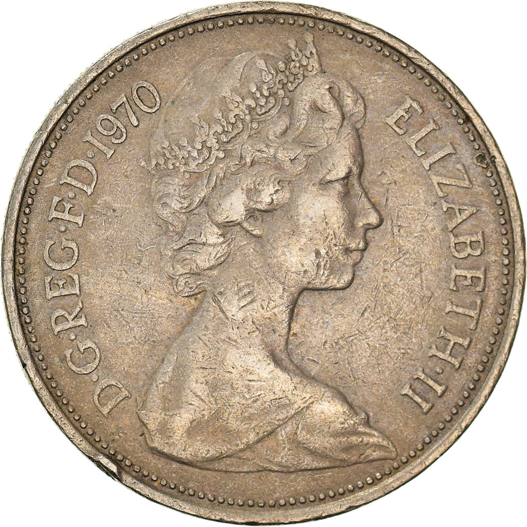 Monnaie, Grande-Bretagne, 10 New Pence, 1970