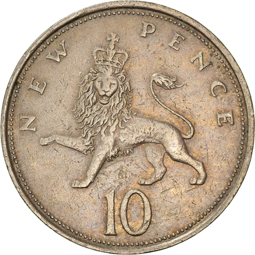 Monnaie, Grande-Bretagne, 10 New Pence, 1970