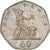 Coin, Great Britain, 50 New Pence, 1980