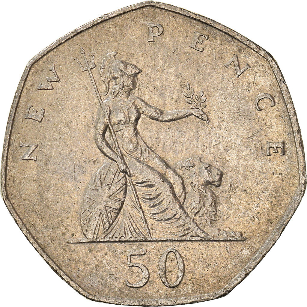 Moneda, Gran Bretaña, 50 New Pence, 1979