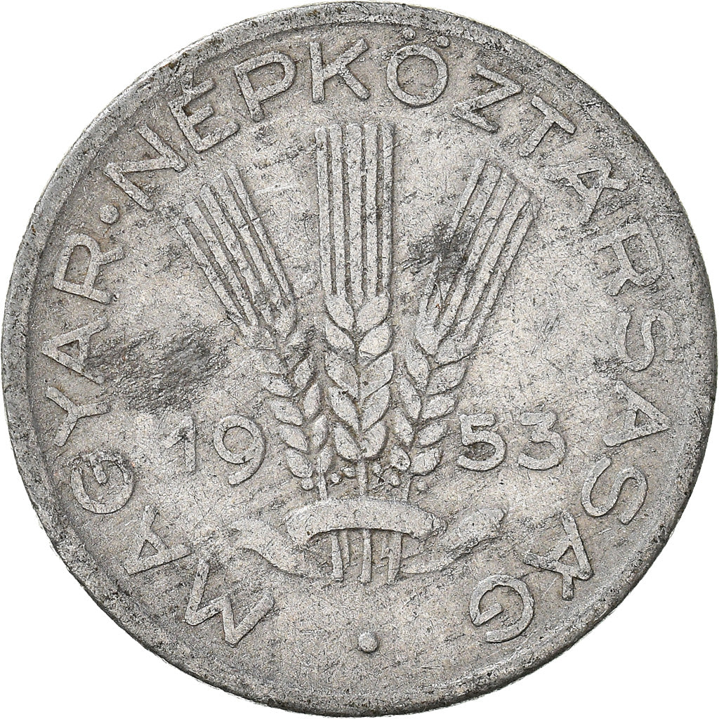 Coin, Hungary, 20 Fillér, 1953
