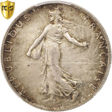 Monnaie, France, Semeuse, 2 Francs, 1920, Paris, PCGS, MS64, SPL+, Argent