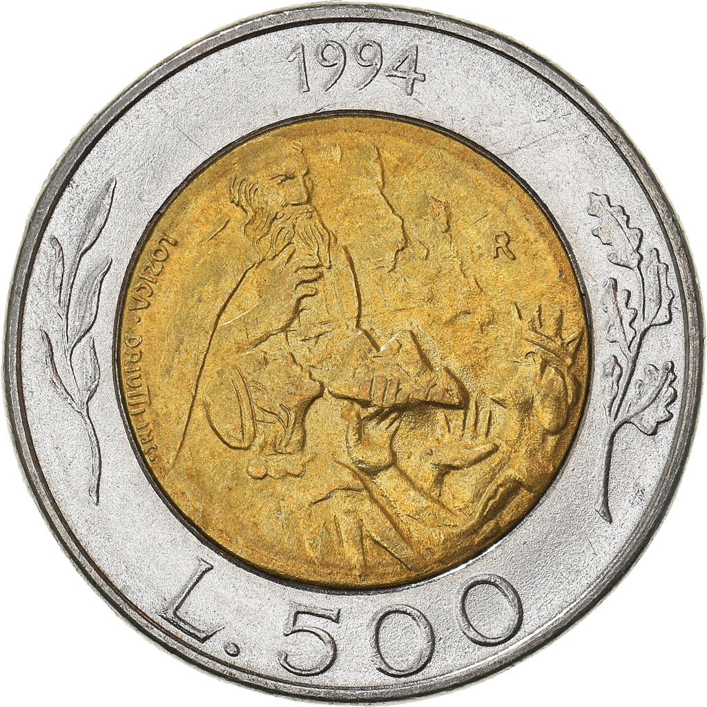 Münze, San Marino, 500 Lire, 1994