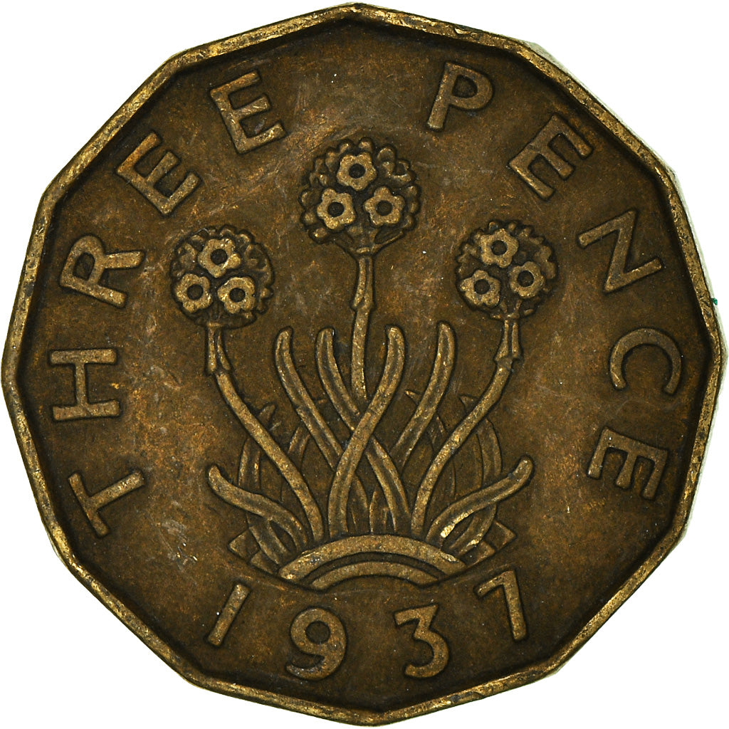 Moneta, Wielka Brytania, 3 Pence, 1937