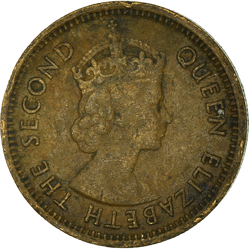 Coin, Hong Kong, 5 Cents, 1965