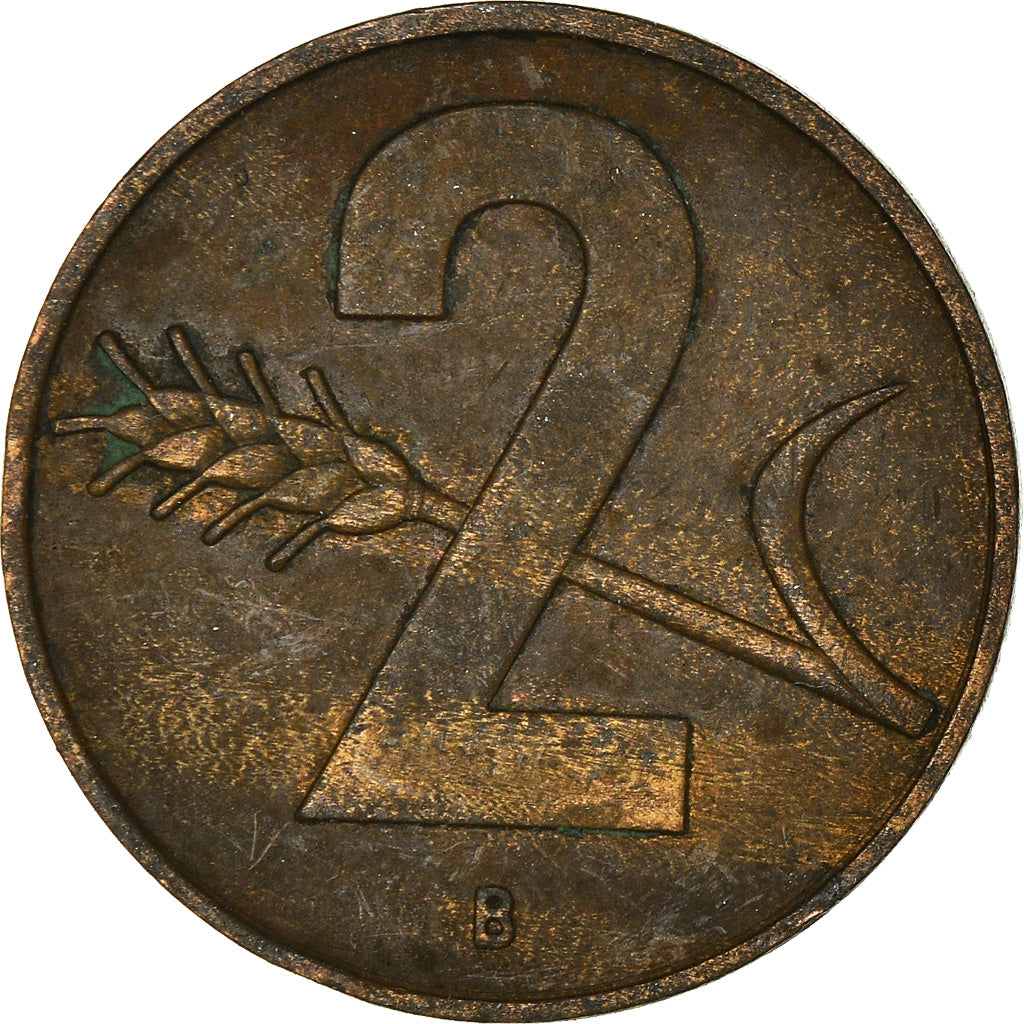 Moneta, Svizzera, 2 Rappen, 1957