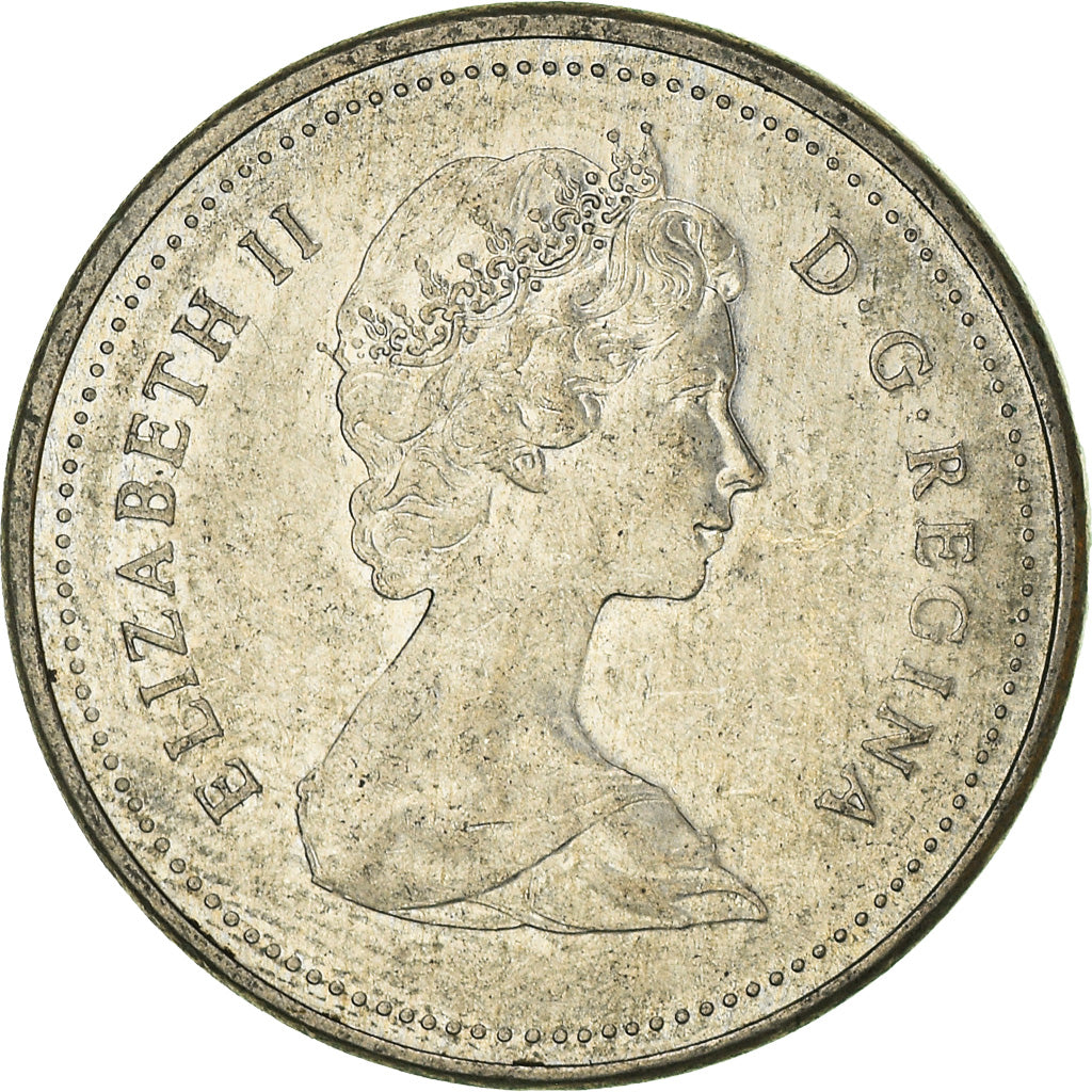 Moneda, Canadá, 5 Cents, 1985