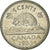 Moneda, Canadá, 5 Cents, 1985