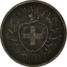 Moneta, Szwajcaria, Rappen, 1914