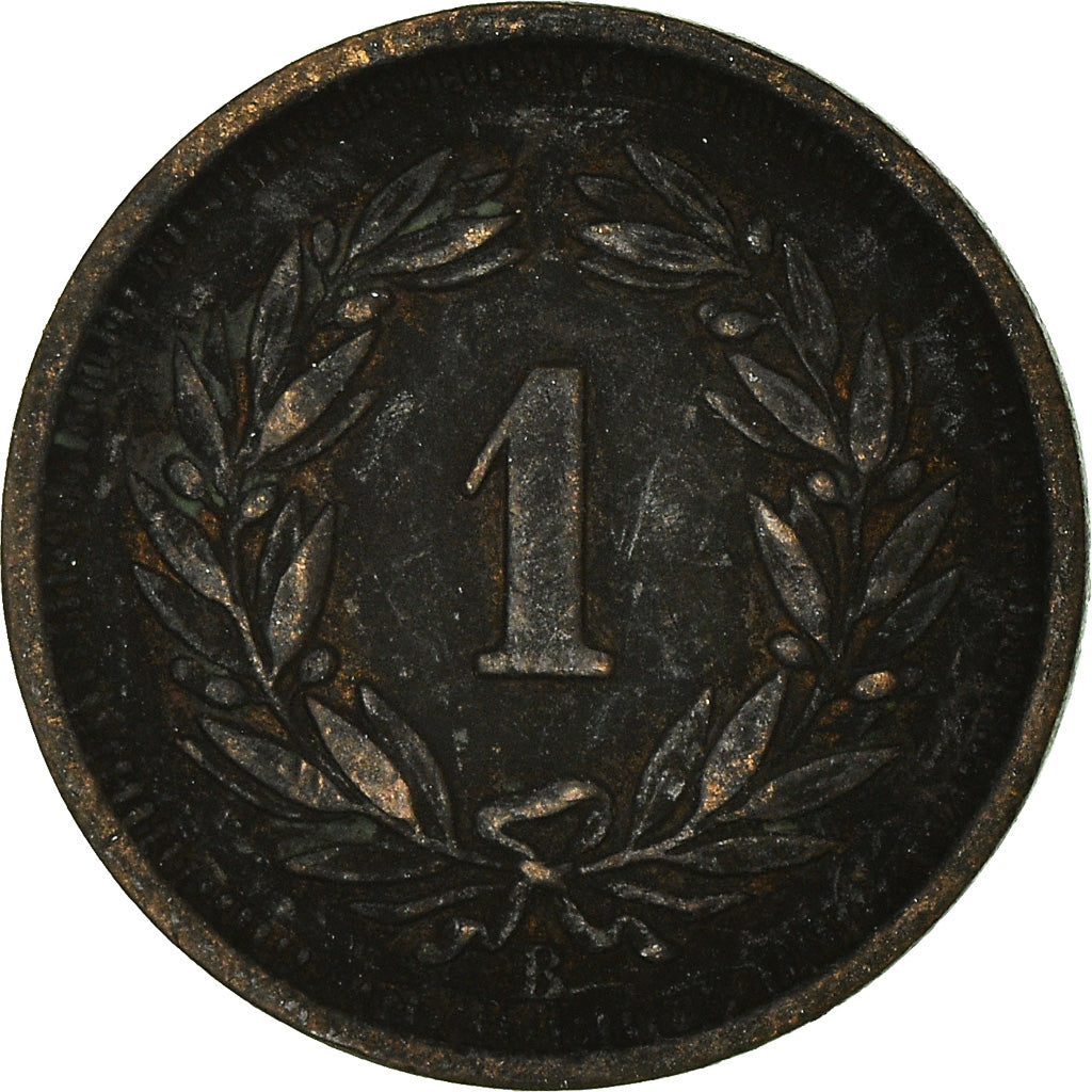 Moneta, Szwajcaria, Rappen, 1914
