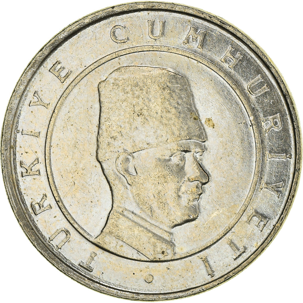 Coin, Turkey, 100000 Lira, 100 Bin Lira, 2002