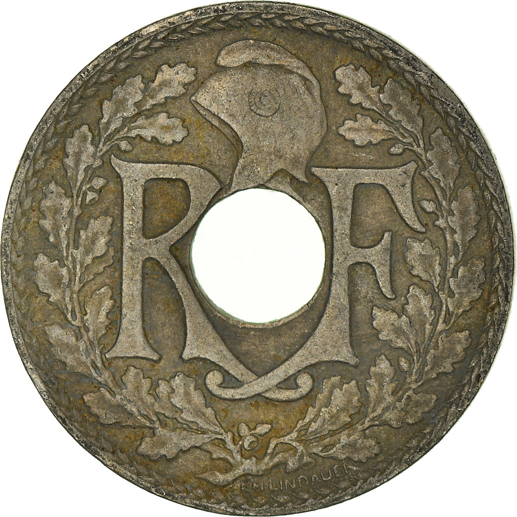 Münze, Frankreich, 10 Centimes, 1920