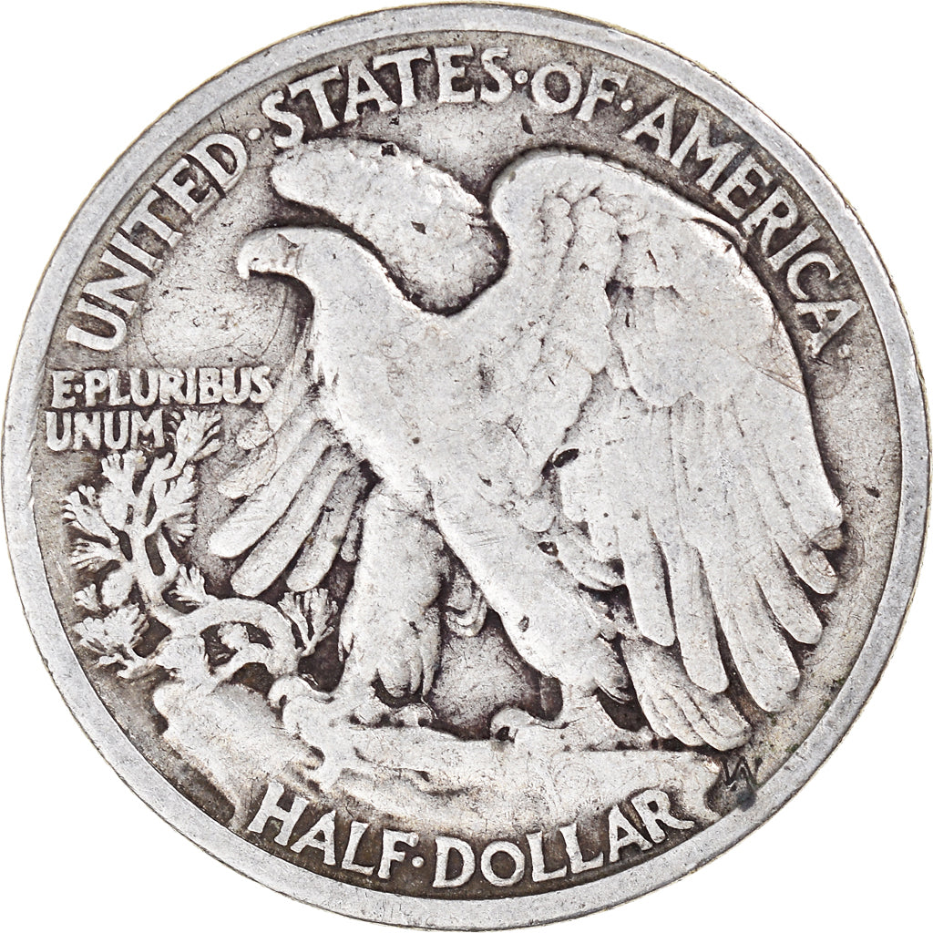Coin, United States, Walking Liberty Half Dollar, Half Dollar, 1935, U.S. Mint