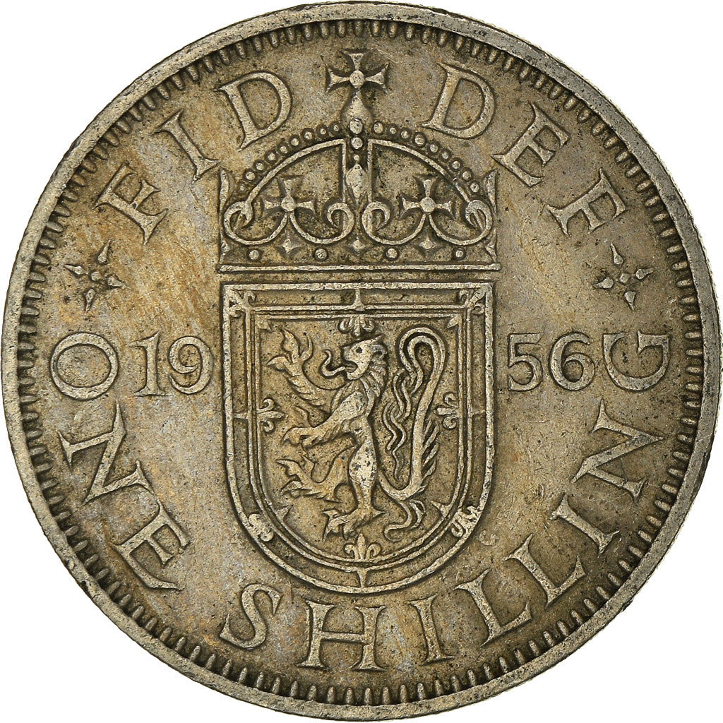 Munten, Groot Bretagne, Shilling, 1956